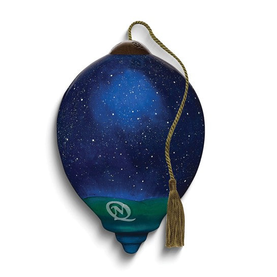 Neqwa Art Join the Triumph of the Skies by Lisa Alderson Hand-painted Glass Ornament