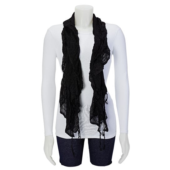 Black Fashion Scarf