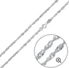 18 or 22in Sterling silver chain