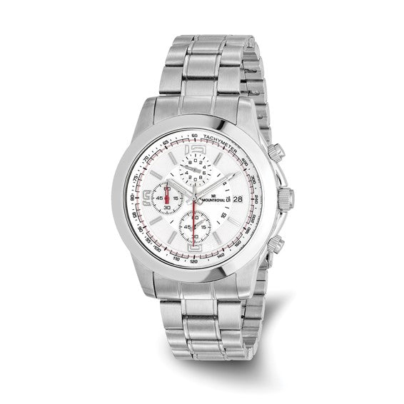 Mens Mountroyal Stainless Steel Chronograph Watch