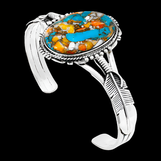 Spiny Turquoise Cuff